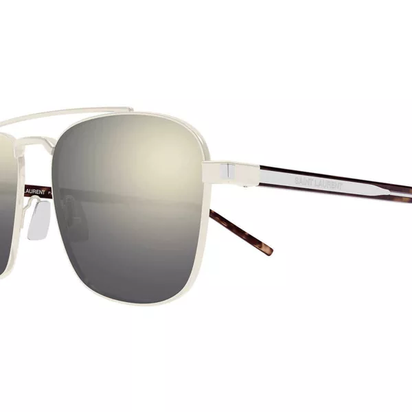 Ochelari de soare Saint Laurent Saint Laurent Eyewear Sunglasses Beige Femei (BM 14650436) 3