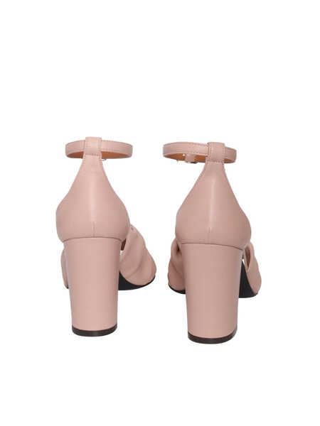 Sandale Via Roma 15 Tom leather sandal Pink Femei (BM 14651396) 3