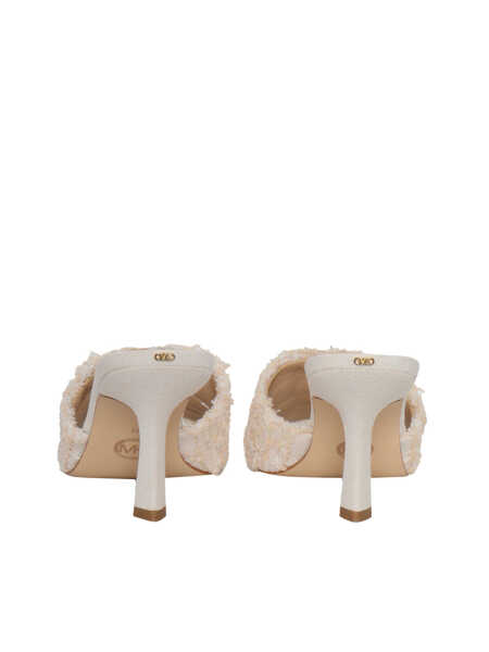 Mocasini Michael Kors White Tessa mules sandals Beige Femei (BM 14651453) 3