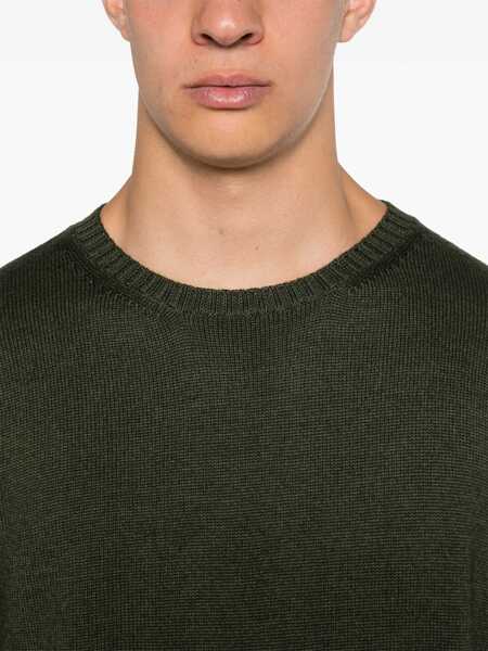 Pulovere Fedeli Green Giza Light Frosted sweater Green Barbati (BM 14651624) 5