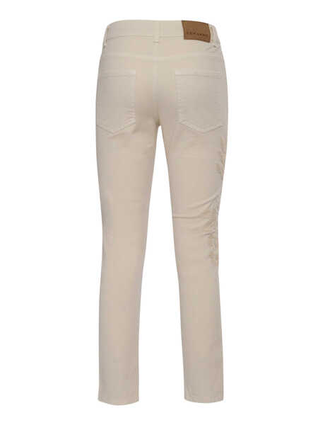Blugi drepti Ermanno Scervino Skinny beige jeans Beige Femei (BM 14651816) 2