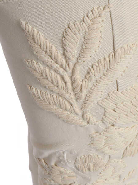 Blugi drepti Ermanno Scervino Skinny beige jeans Beige Femei (BM 14651816) 3