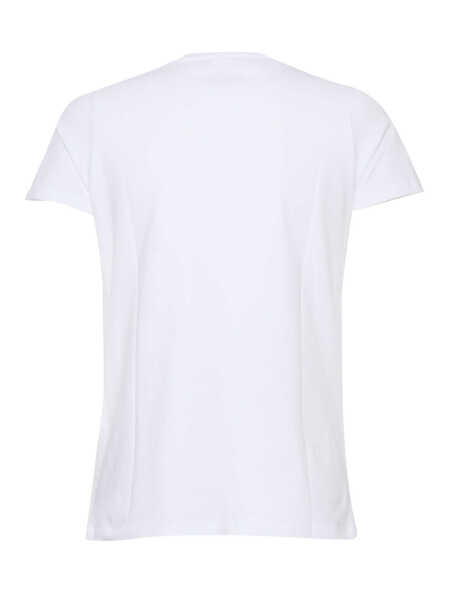 Tricouri Filatures Du Lion White t-shirt with print White Femei (BM 14652005) 2