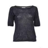 Pulovere Blue linen sweater Femei