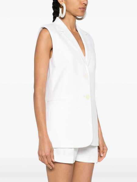 Paltoane Michael Kors White sleeveless blaze White Femei (BM 14652116) 3