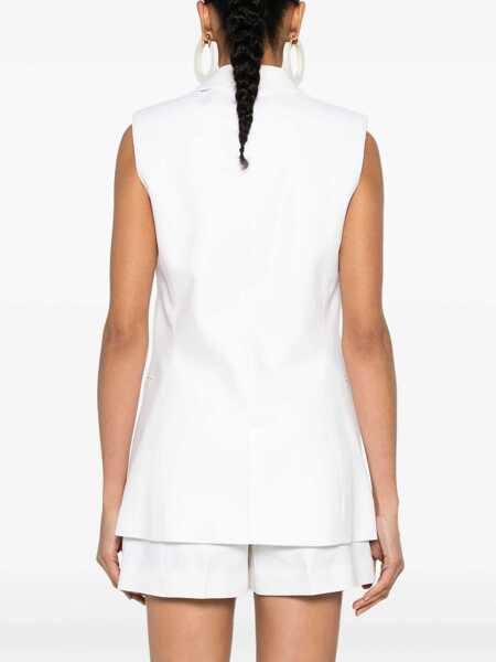 Paltoane Michael Kors White sleeveless blaze White Femei (BM 14652116) 4