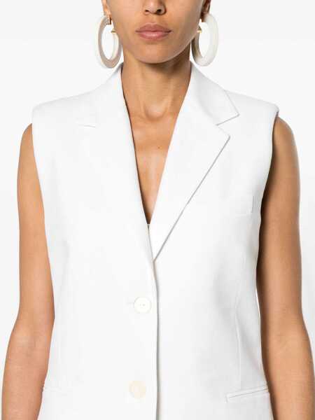 Paltoane Michael Kors White sleeveless blaze White Femei (BM 14652116) 5