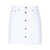 Michael Kors Denim mini skirt White