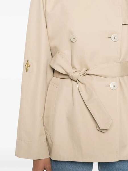 Paltoane Fay Short brown trench coat Brown Femei (BM 14652152) 5