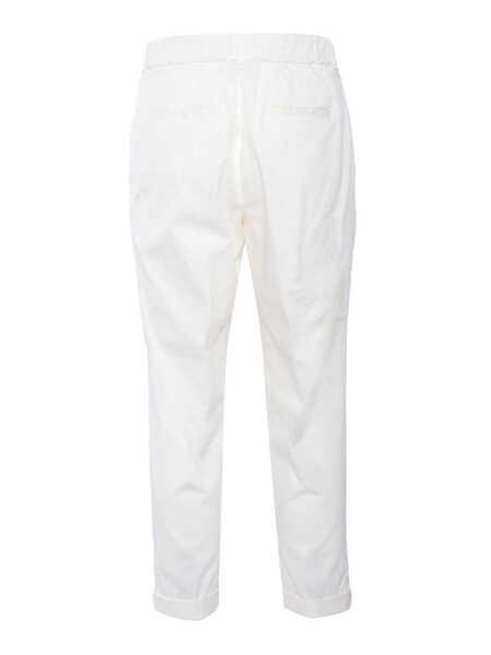 Pantaloni Peserico White trousers White Femei (BM 14652182) 2