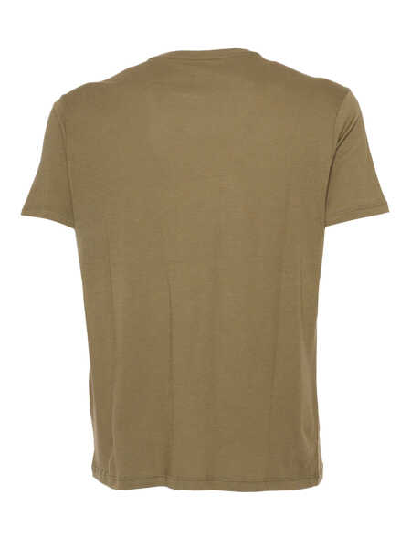 Tricouri Filatures Du Lion Brown cotton t-shirt Brown Barbati (BM 14652236) 2