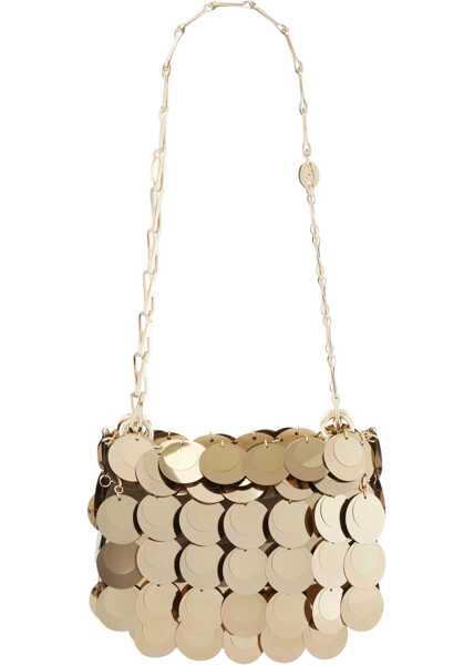 Genti de umar RABANNE Sparkle Nano Shoulder Bag LIGHT GOLD Femei (BM 14652920) 3