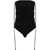 Wolford Wolford Fatal Draping String Bodysuit Black