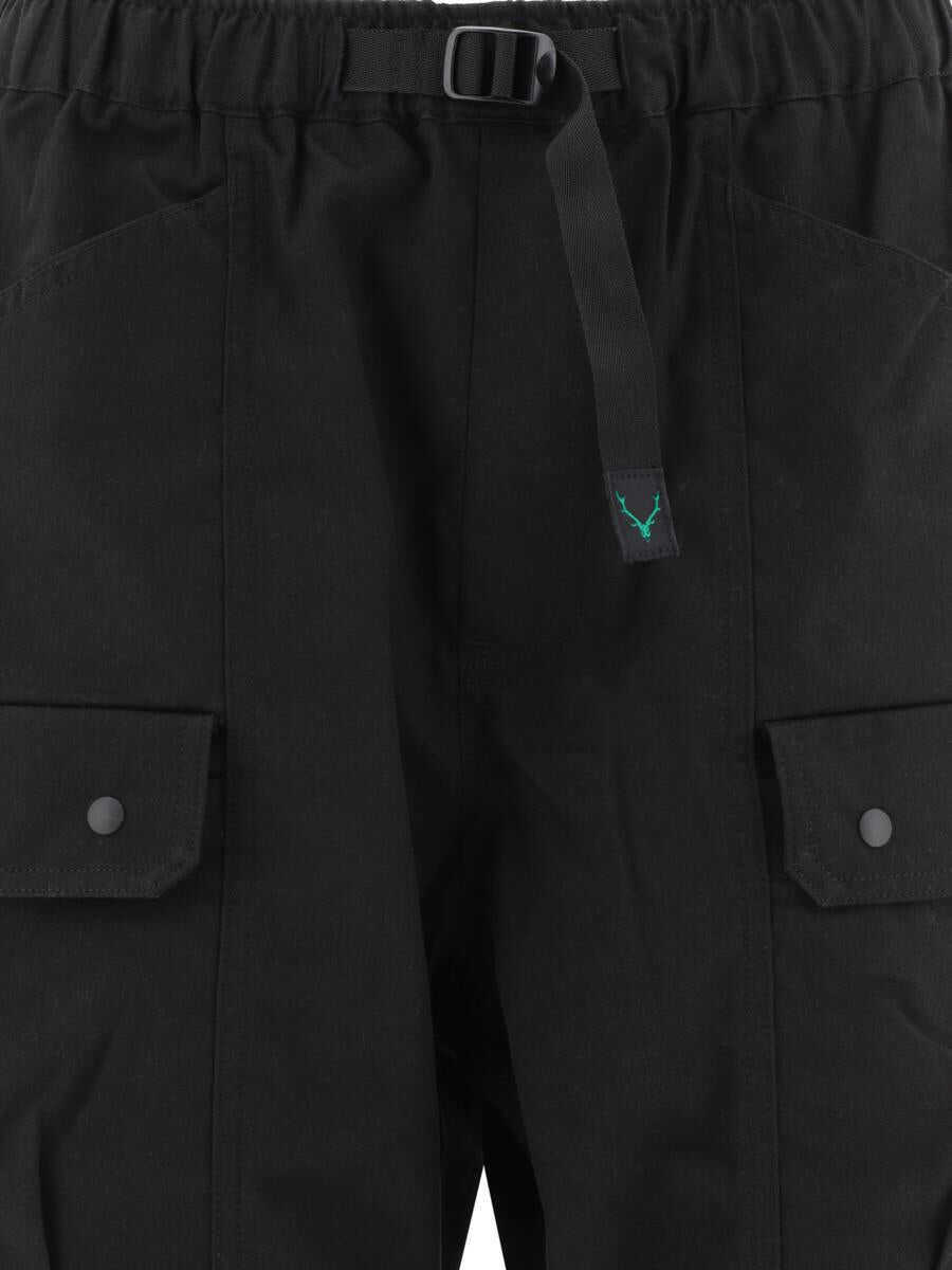 Pantaloni SOUTH2 WEST8 South2 West8 Belted Harbor Shorts Black Barbati (BM 14657810) 3