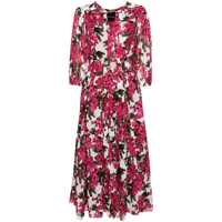 Rochii Samantha Sung Floral Print Shirt Dress Femei