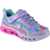 SKECHERS Flutter Heart Lights - Groovy Swirl Pink