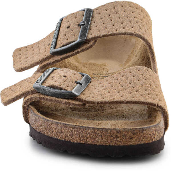 Papuci Birkenstock ARIZONA BS Brown Barbati (BM 14659016) 2