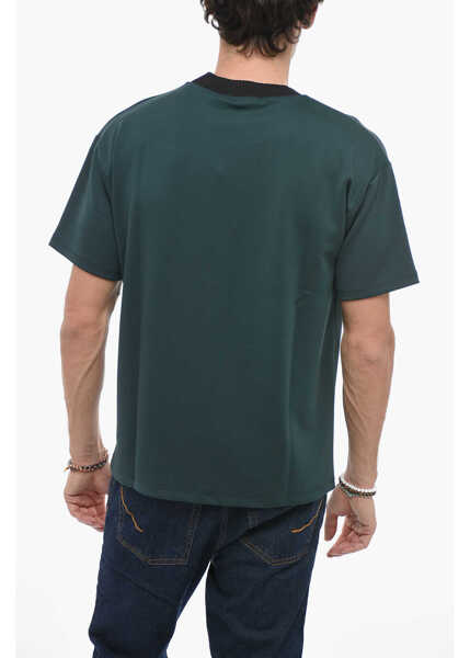 Tricouri ANDERSSON BELL Embroidered Crewneck T-Shirt Green Fete (BM 14659133) 2