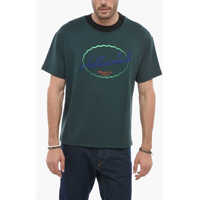 Tricouri Embroidered Crewneck T-Shirt Fete