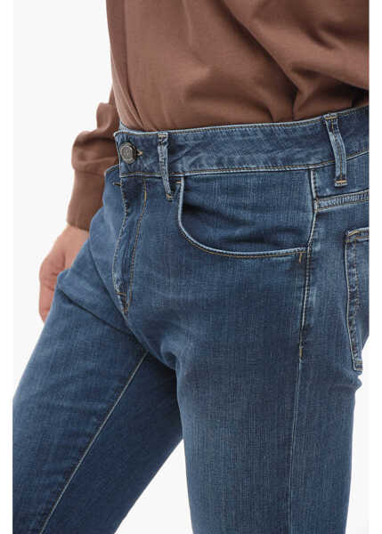 Blugi drepti CORNELIANI Id Regular Waist Regular Fit Jeans 17Cm Blue Barbati (BM 14659295) 3