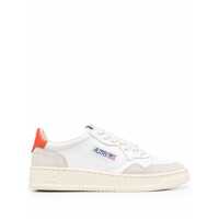 Sneakers Autry Orange And White Suede And Leather Medalist Low Sneakers Femei