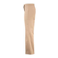 Pantaloni scurti Max Mara Dama - Pantaloni scurti Max Mara Max Mara Stretch Cotton Pants Beige Femei (BM 14663579) - B-mall.ro