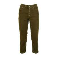 Pantaloni scurti Dondup Koons Loose Velvet Pants Femei