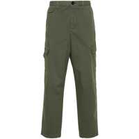 Pantaloni Paul Smith Paul Smith Green Washed Stretch Cotton Twill Cargo Pants