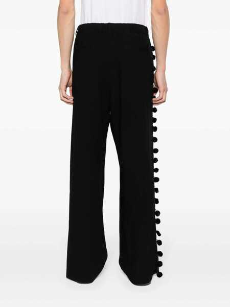 Pantaloni WALES BONNER Wales Bonner Menelik Trousers Clothing Black Barbati (BM 14665754) 4