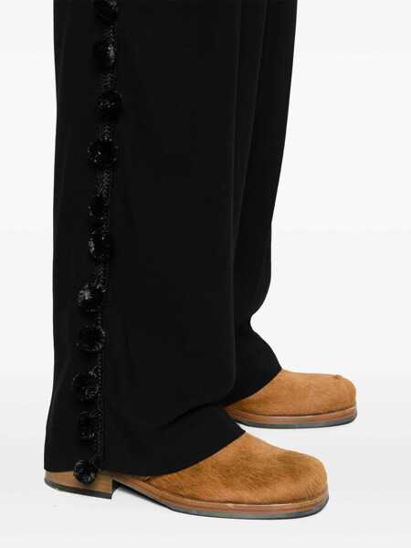 Pantaloni WALES BONNER Wales Bonner Menelik Trousers Clothing Black Barbati (BM 14665754) 5