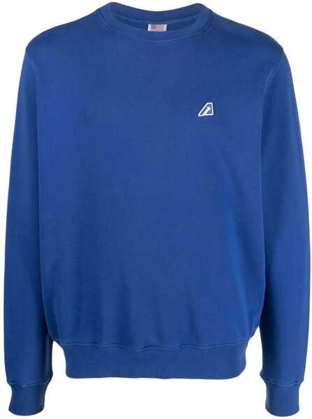 Bluze de trening AUTRY Brushed Cotton Academy Crewneck Sweatshirt Blue Barbati (BM 14667584) 1