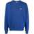 AUTRY Brushed Cotton Academy Crewneck Sweatshirt Blue
