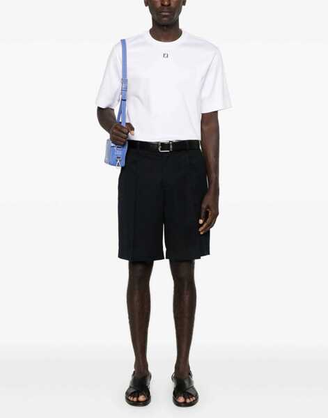 Tricouri Fendi FF T-Shirt BIANCO Barbati (BM 14668625) 2