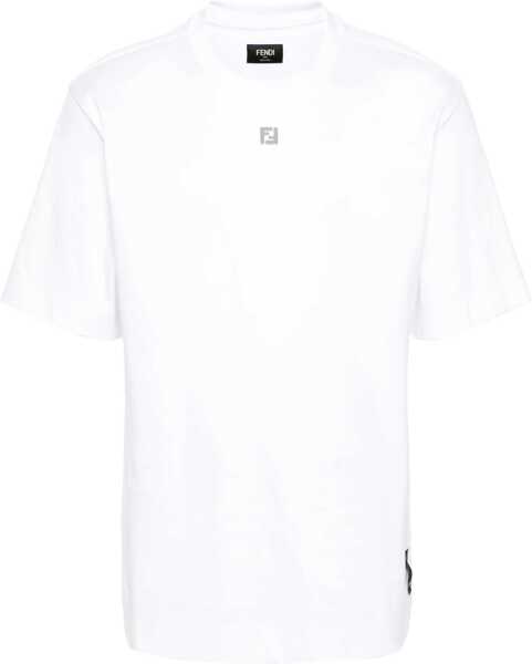 Tricouri Fendi FF T-Shirt BIANCO Barbati (BM 14668625) 1