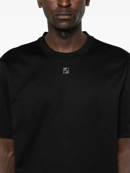 Tricouri Fendi FF T-Shirt NERO Barbati (BM 14668628) 5