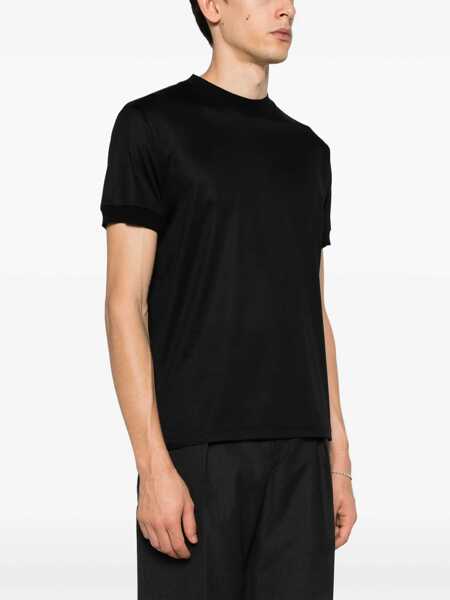 Tricouri Tagliatore Tagliatore T-Shirt  Black Barbati (BM 14672279) 3