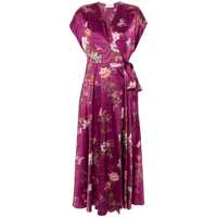 Rochii Pierre-Louis Mascia Printed Silk Long Dress Femei