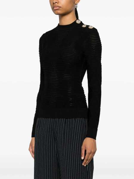 Pulovere Balmain Balmain Sweaters Black Femei (BM 14677415) 3