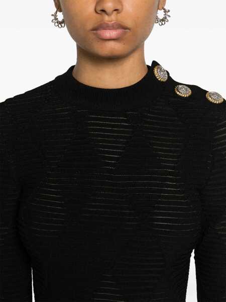 Pulovere Balmain Balmain Sweaters Black Femei (BM 14677415) 5