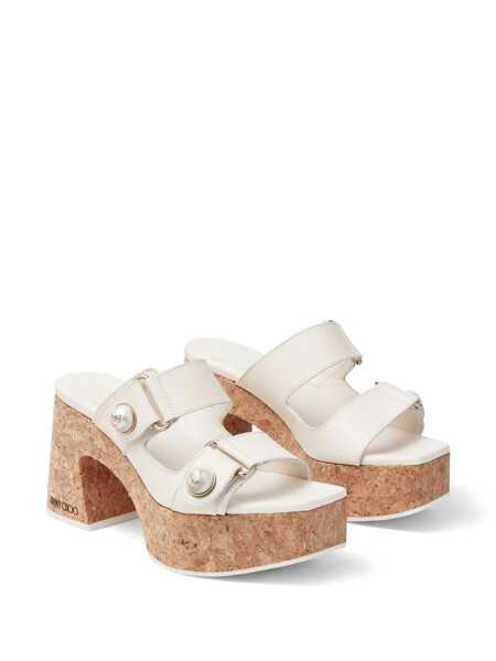 Sandale Jimmy Choo Jimmy Choo Sandals WHITE Femei (BM 14677655) 2