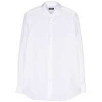 Camasi Finamore Cotton And Linen Blend Shirt Barbati