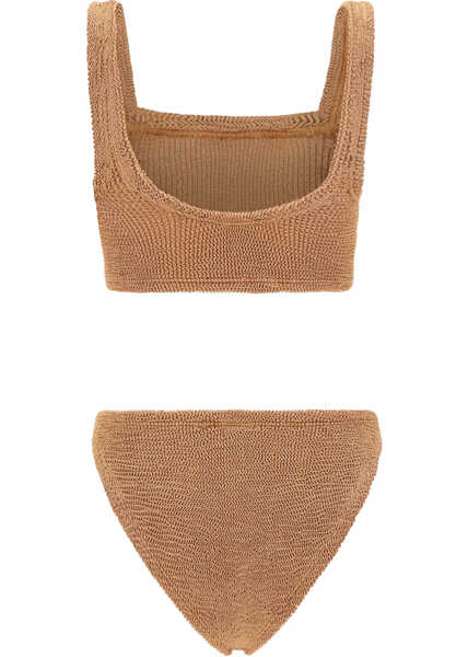 Costume de baie intregi HUNZA G Xandra Swimsuit METALLIC/COCOA Femei (BM 14680886) 2