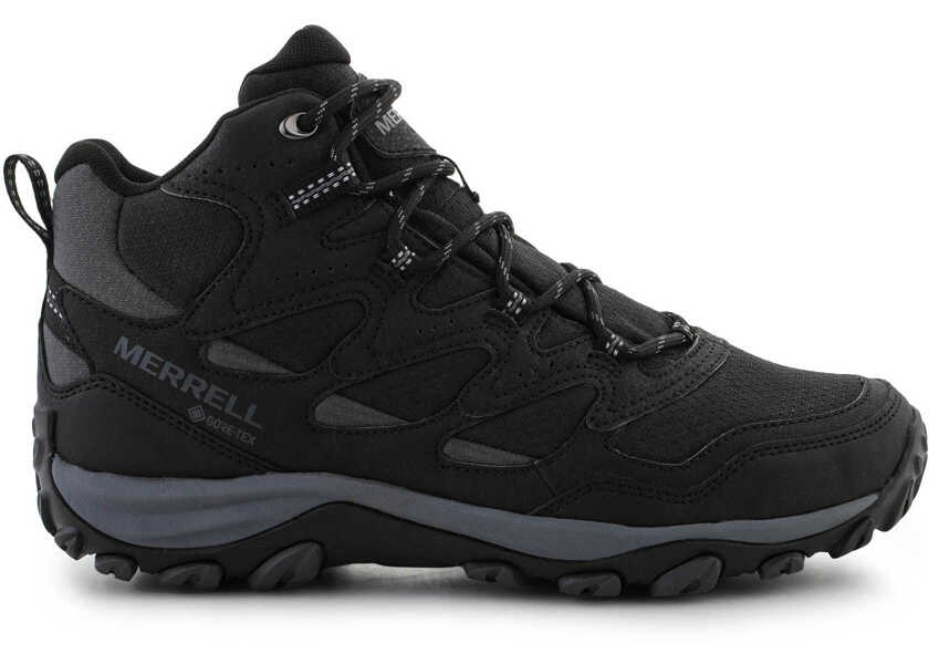 Incaltaminte trekking Merrell West Rim Sport MID GTX Black Noir Black Barbati (BM 14681036) 6
