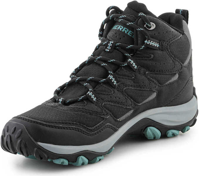 Incaltaminte trekking Merrell West Rim Sport GTX Black Noir Black Femei (BM 14681039) 3