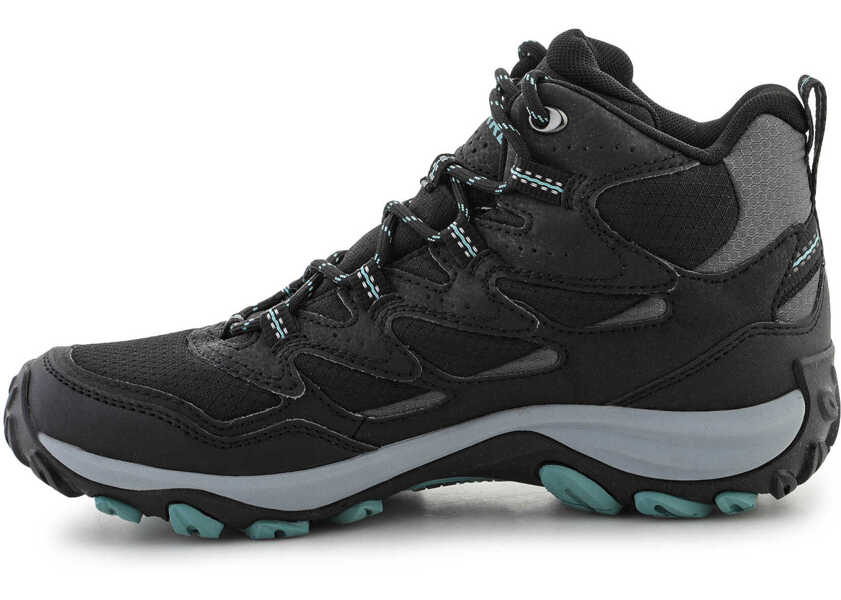 Incaltaminte trekking Merrell West Rim Sport GTX Black Noir Black Femei (BM 14681039) 4