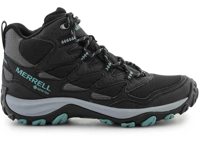 Incaltaminte trekking Merrell West Rim Sport GTX Black Noir Black Femei (BM 14681039) 5