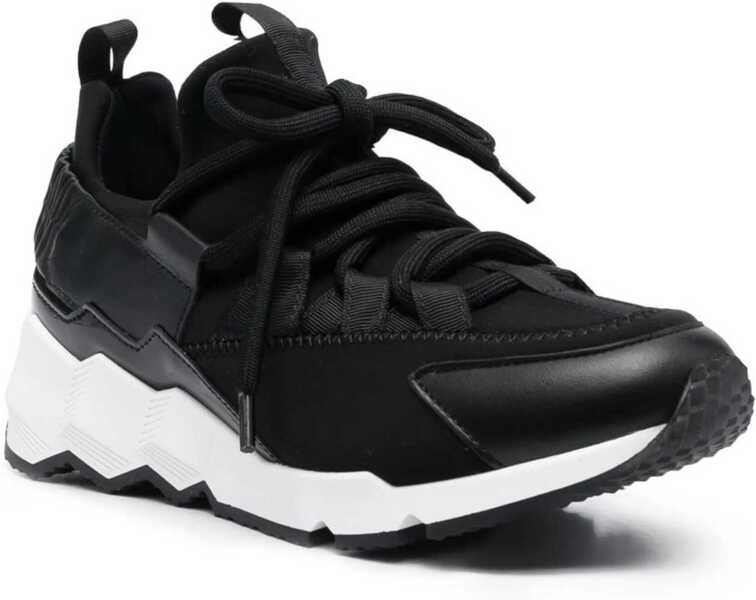 Sneakers PIERRE HARDY Trek Cosmetic Sneakers PATENT KID NEOPRENE CALF BLACK Femei (BM 14681105) 2