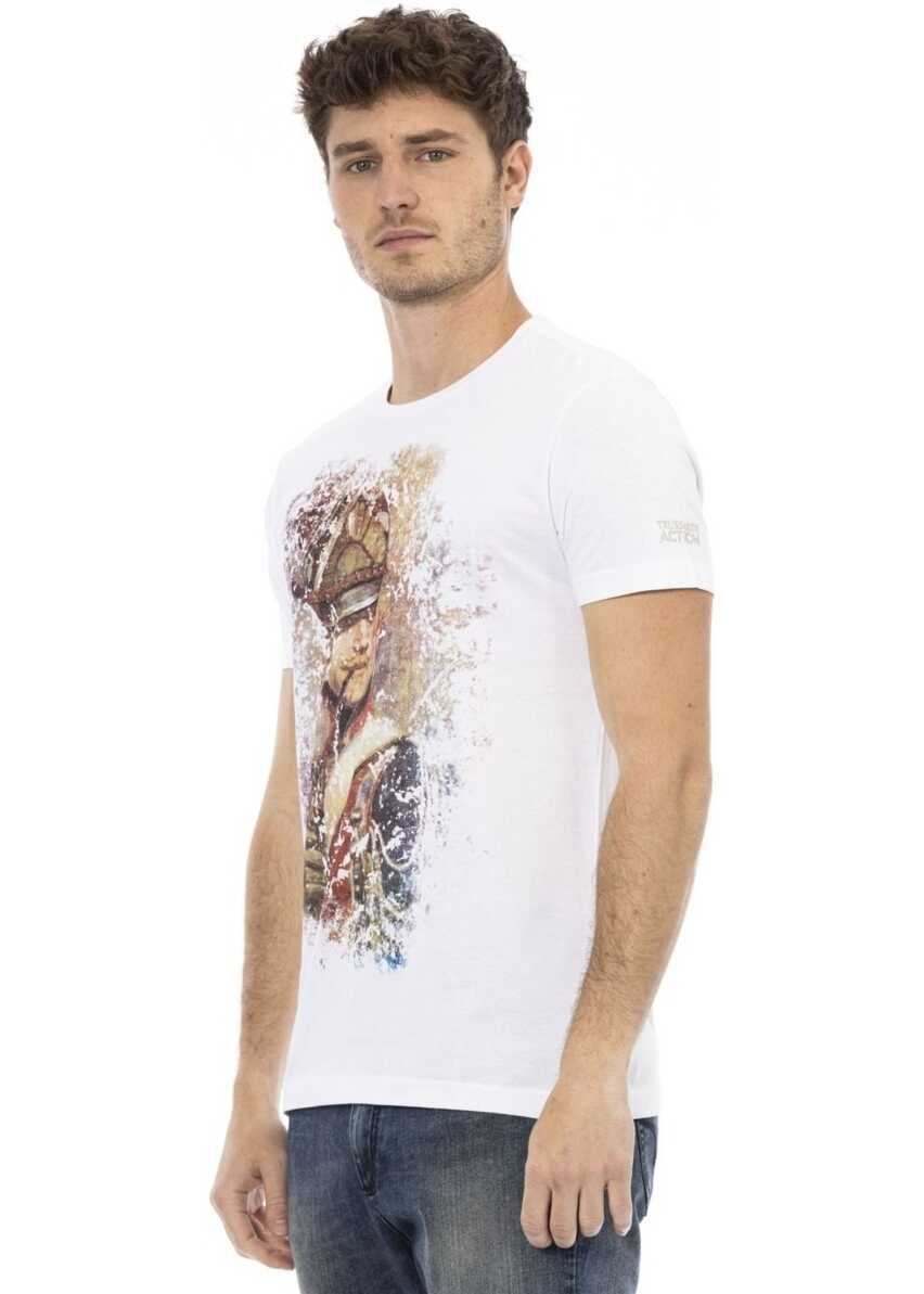 Tricouri Trussardi Tricou Alb White Barbati (BM 14681111) 2