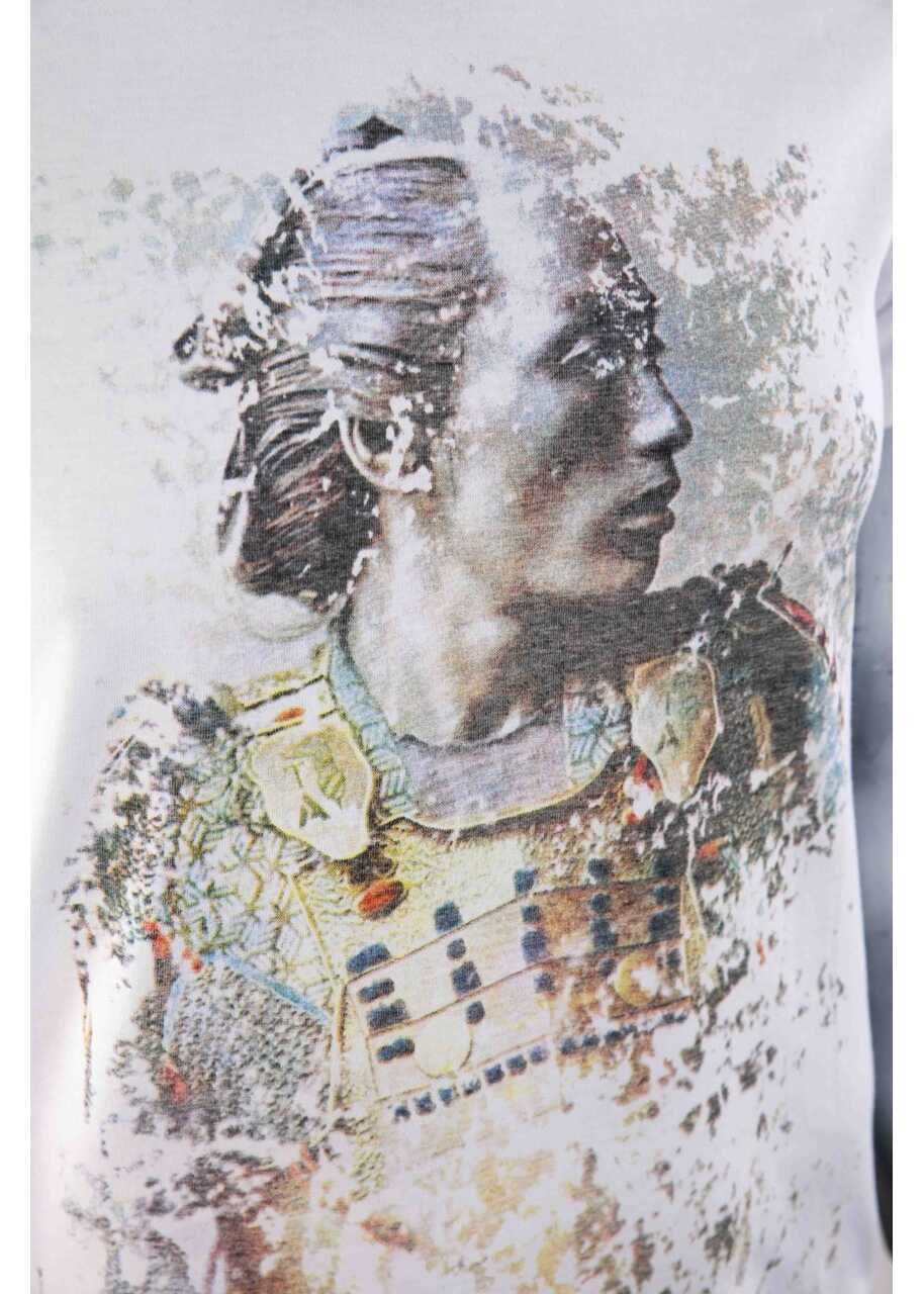 Tricouri Trussardi Tricou Alb White Barbati (BM 14681114) 3