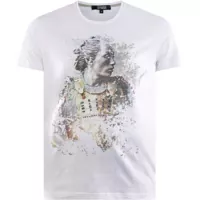 Tricouri Trussardi Tricou Alb